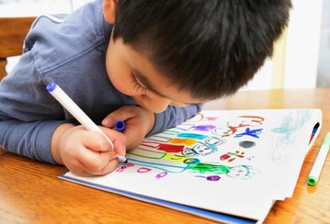 Want to improve your kids' writing? Let them draw