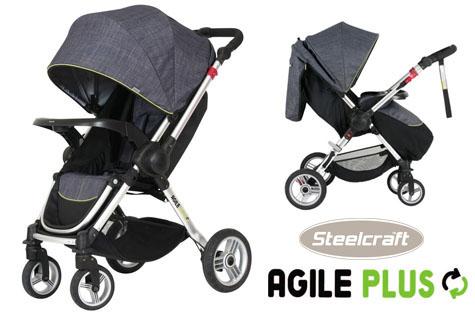steelcraft agile 4 travel system stroller